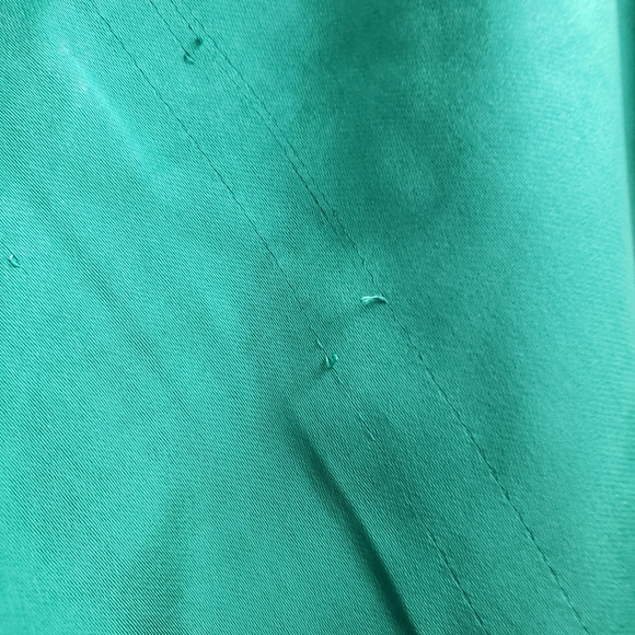 Selfie LeslieFantasia Gathered Bust Satin Mini Dress Jade XS - Picture 12 of 12